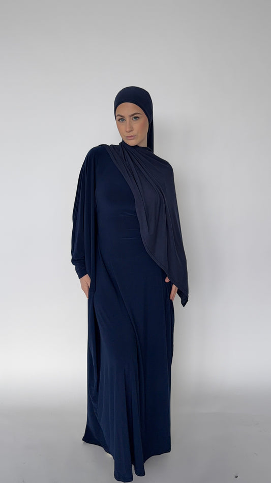 The Noor Abaya ~ Qamar Sapphire
